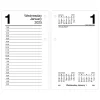 2025 AT-A-GLANCE 6" x 3.5" Daily Calendar Refill, White/Black (E717T-50-25)