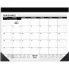 2025 AT-A-GLANCE 21.75" x 17" Monthly Desk Pad Calendar, White/Black (SK22-00-25)