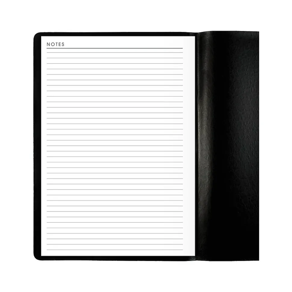 2025 AT-A-GLANCE 7" x 10" Monthly Planner, Faux Leather Cover, Black (70-432-05-25)