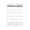 2025 AT-A-GLANCE 8" x 11" Monthly Wall Calendar, White/Purple (PM1-28-25)