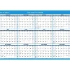 2025 AT-A-GLANCE 48" x 32" Yearly Dry Erase Wall Calendar, Reversible, White/Blue (PM300-28-25)