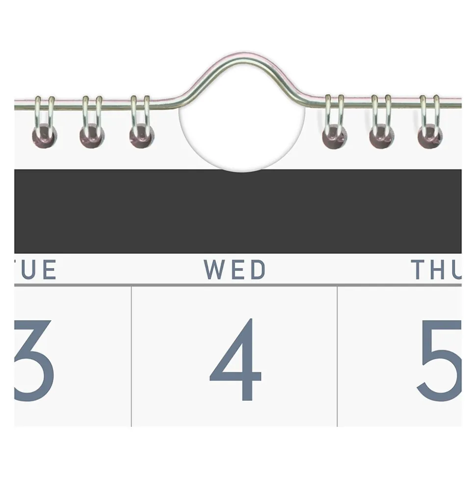 2025 AT-A-GLANCE Contemporary 12" x 27" Three-Month Wall Calendar, White/Black (PM11X-28-25)