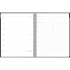 2024-2025 AT-A-GLANCE Elevation 8.5" x 11" Academic Weekly & Monthly Planner, Poly Cover, Black (75-959P-05-25)