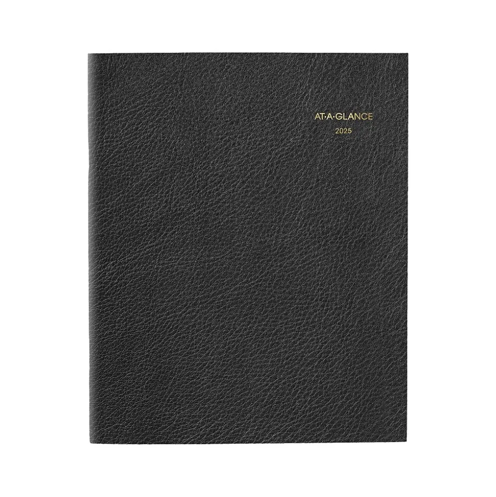 2025 AT-A-GLANCE Executive 11" x 9" Monthly Padfolio Refill, White/Black (70-909-10-25)