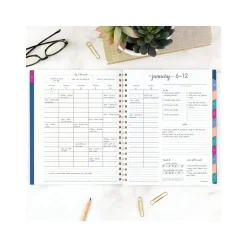 2025 AT-A-GLANCE Harmony 8.5" x 11" Weekly & Monthly Planner, Poly Cover, Denim (1099-905-20-25)