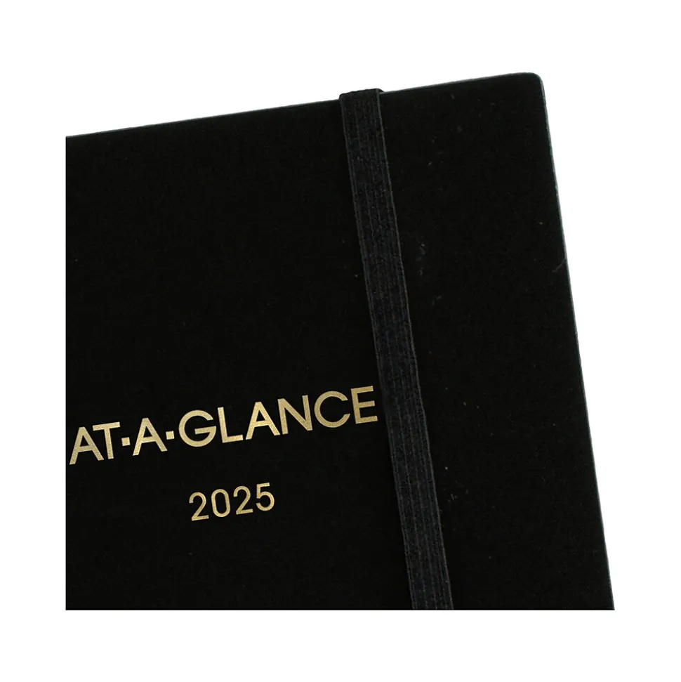 2025 AT-A-GLANCE Move-a-Page 8.75" x 11" Weekly & Monthly Appointment Book, Poly Cover, Black (70-950E-05-25)