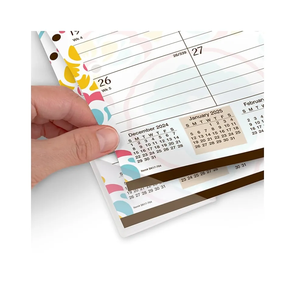 2025 AT-A-GLANCE Suzani 21.75" x 17" Monthly Desk Pad Calendar (SK17-704-25)