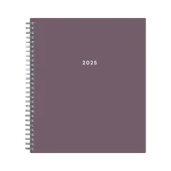 2025 Blue Sky 8" x 10" Monthly Planner, Plastic Cover, Purple (150780)