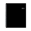 2025 Blue Sky 7" x 9" Weekly & Monthly Appointment Book, Plastic Cover, Black (150846)