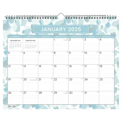 2025 Blue Sky Amitza Blue 15" x 12" Monthly Wall Calendar, Blue/White (148772-25)