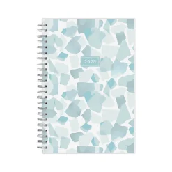 2025 Blue Sky Amitza Blue 5" x 8" Weekly & Monthly Planner, Plastic Cover, Blue/White (148766-25)