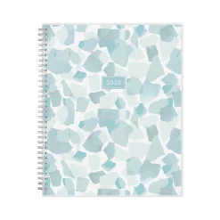 2025 Blue Sky Amitza Blue 8.5" x 11" Weekly & Monthly Planner, Plastic Cover, Blue/White (148765-25)