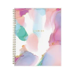 2024-2025 Blue Sky Ashley G Multicolor Smoke 8.5" x 11" Academic Weekly & Monthly Planner, Plastic Cover (133681-A25)
