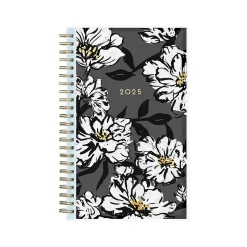 2025 Blue Sky Baccara Dark 5" x 8" Weekly & Monthly Planner, Plastic Cover, Multicolor (110212-25)