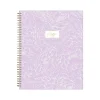 2024-2025 Blue Sky Belinda Selene Sienna Lilac 8.5" x 11" Academic Weekly & Monthly Planner, Plastic Cover, Purple/White