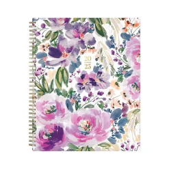2025 Blue Sky Britt Mills Ella Bloom 8.5" x 11" Weekly & Monthly Planner, Plastic Cover, Multicolor (148037)