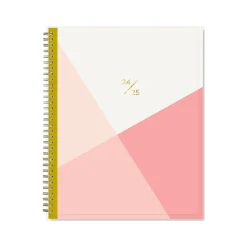 2024-2025 Blue Sky Cali Pink 8.5" x 11" Academic Weekly & Monthly Planner, Plastic Cover, Multicolor (130619-A25)
