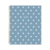 2025 Blue Sky Cocolie 8.5" x 11" Weekly & Monthly Planner, Plastic Cover, Blue/White (148256)