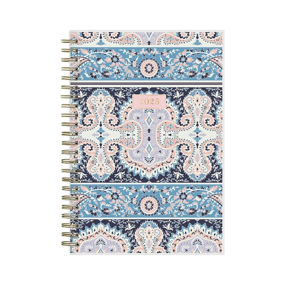2025 Blue Sky Cocorrina 5" x 8" Weekly & Monthly Planner, Plastic Cover, Multicolor (143694-25)
