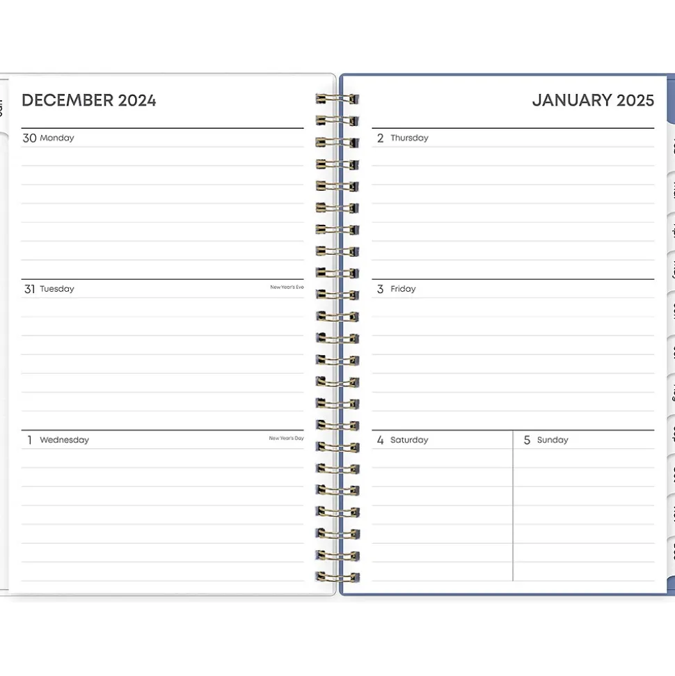 2025 Blue Sky Cocorrina 5" x 8" Weekly & Monthly Planner, Plastic Cover, Multicolor (143694-25)