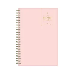 2025 Blue Sky Day Designer 5" x 8" Weekly & Monthly Planner, Plastic Cover, Blush (148147)