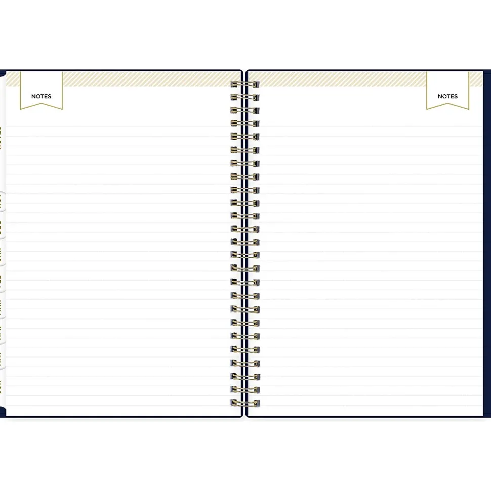 2024-2025 Blue Sky Day Designer Academic 5.88" x 8.63" Academic Weekly & Monthly Planner, Deep Blue (150139)