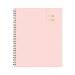 2024-2025 Blue Sky Day Designer Blush 8.5" x 11" Academic Weekly & Monthly Planner, Plastic Cover, Pink (144859)
