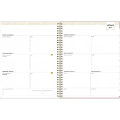 2025 Blue Sky Day Designer Breeze 8.5" x 11" Weekly Planner, Plastic Cover, Multicolor (148123)