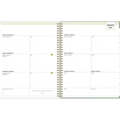 2025 Blue Sky Day Designer Felicity 8.5" x 11" Weekly Planner, Plastic Cover, Multicolor (148138)