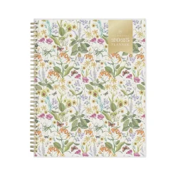 2025 Blue Sky Day Designer Fiore Cream 8.5" x 11" Weekly & Monthly Planner, Plastic Cover, Multicolor (148140)