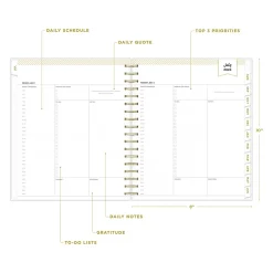2024-2025 Blue Sky Day Designer Somerset Black 8
