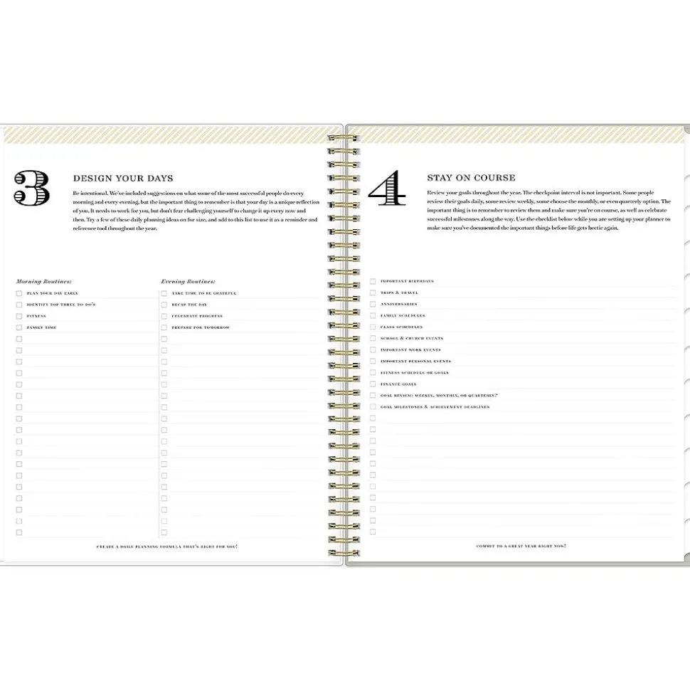 2025 Blue Sky Day Designer Tess 8.5" x 11" Weekly Planner, Plastic Cover, Tan/Off-White (148144)