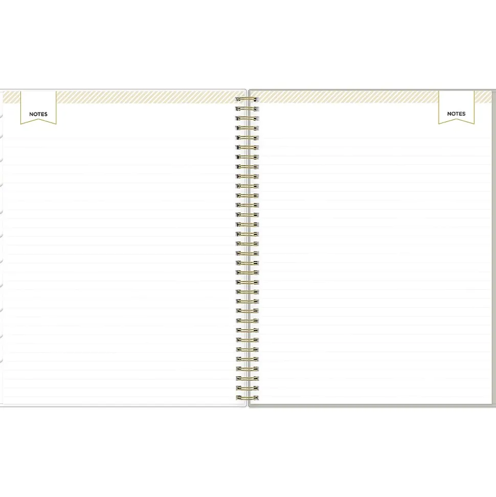 2025 Blue Sky Day Designer Tess 8.5" x 11" Weekly Planner, Plastic Cover, Tan/Off-White (148144)