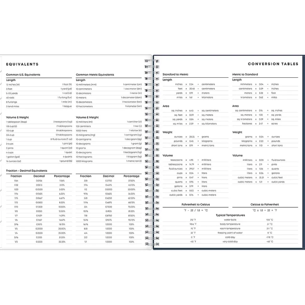 2024-2025 Blue Sky Decosta Blue 8.5" x 11" Academic Weekly & Monthly Student Planner, Plastic Cover (150459)