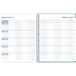 2024-2025 Blue Sky Ditsy Dapple Light 8.5" x 11" Academic Weekly & Monthly Teacher Planner, Plastic Cover, Multicolor