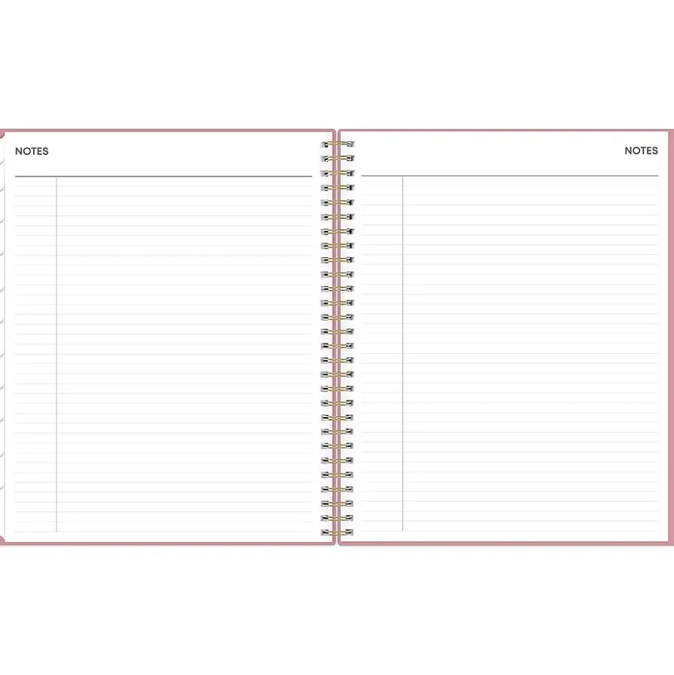 2025 Blue Sky Dusty Rose 8" x 10" Monthly Planner, Plastic Cover, Pink (148213)