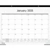 2025 Blue Sky Enterprise 22" x 17" Monthly Desk Pad Calendar, White/Gray (111294-25)