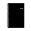 2025 Blue Sky Enterprise 5" x 8" Weekly & Monthly Planner, Plastic Cover, Black (111291-25)