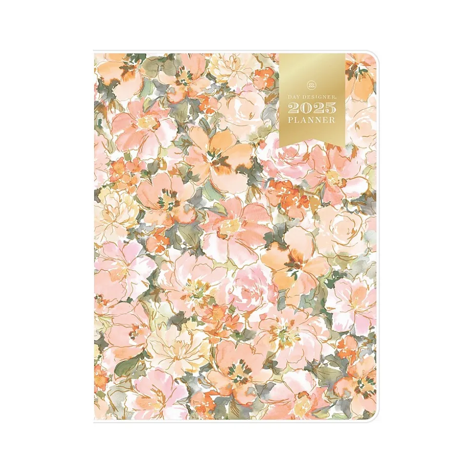 2025 Blue Sky Felicity 8.5" x 11" Monthly Planner, Plastic Cover, Multicolor (152227)