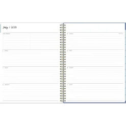 2024-2025 Blue Sky Ivory Paper Co Julieanne 8.5" x 11" Academic Weekly & Monthly Planner, Plastic Cover, Multicolor (146880)