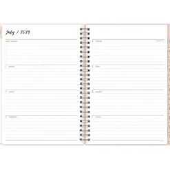 2024-2025 Blue Sky Ivory Paper Co Sammi 5.88" x 8.63" Academic Weekly & Monthly Planner, Plastic Cover, Multicolor (146884)