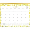 2025 Blue Sky Kelly Ventura Mimosa 22" x 17" Monthly Desk Pad Calendar, Yellow/White (149063-25)