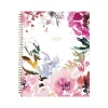 2025 Blue Sky Kelly Ventura Magenta Blooms 8.5" x 11" Weekly & Monthly Planner, Plastic Cover, Multicolor (140945-25)