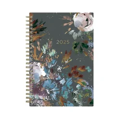 2025 Blue Sky Kelly Ventura Midnight Garden 5" x 8" Weekly & Monthly Planner, Plastic Cover, Multicolor (140946-25)