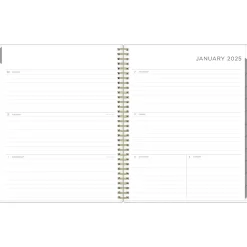 2025 Blue Sky Kelly Ventura Mimosa 8.5" x 11" Weekly & Monthly Planner, Plastic Cover, Yellow/White (149059-25)