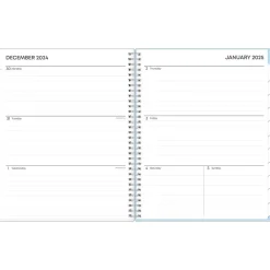 2025 Blue Sky Larah Blue 8.5" x 11" Weekly & Monthly Planner, Plastic Cover, Multicolor (152263)