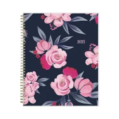 2025 Blue Sky Mimi Pink 8.5" x 11" Weekly & Monthly Planner, Plastic Cover, Pink/Dark Blue (137264-25)