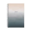 2025 Blue Sky Montauk 5" x 8" Weekly & Monthly Planner, Plastic Cover, Gray/Beige (133875-25)