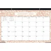 2025 Blue Sky Natalya 17" x 11" Monthly Desk Pad Calendar, Pink/White (148771-25)