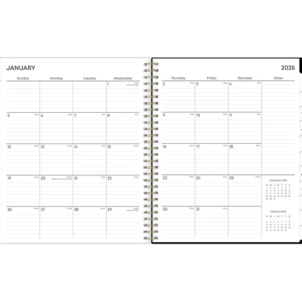 2025 Blue Sky Nevaeh 8" x 10" Monthly Planner, Plastic Cover, Multicolor (143947-25)